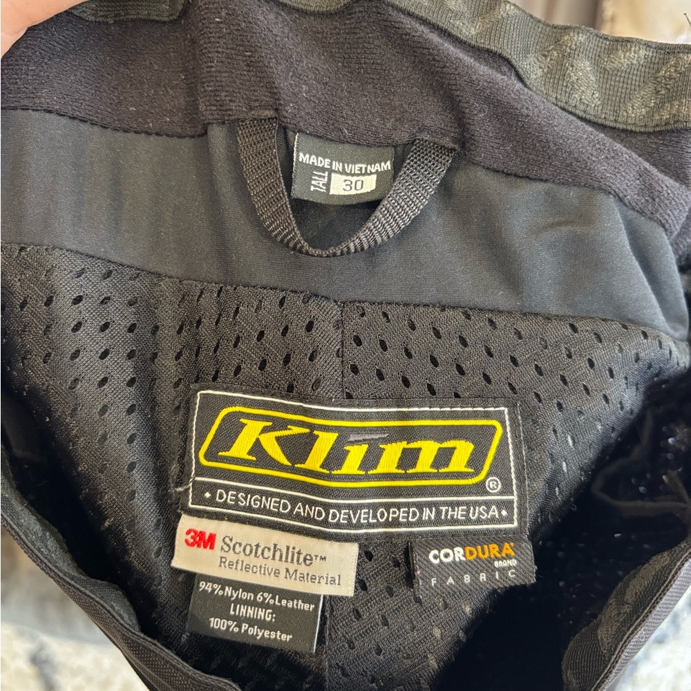 Klim Black Off-road/Riding Pants - Picture 3 of 5